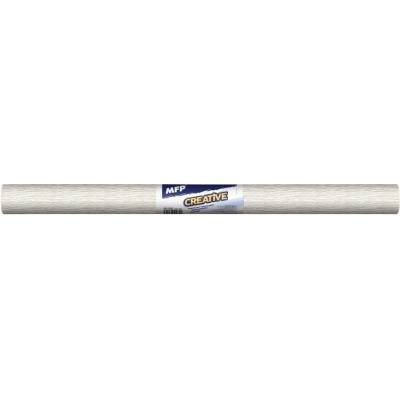 Krepový papír role 50x200cm perleťový bílý