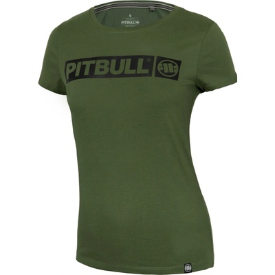 PitBull West Coast dámske tričko HILLTOP olive