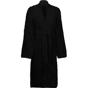 vidaXL Халат за баня KINN Черно M Памук (4100878)