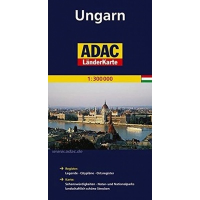 Maďarsko mapa 1:300T ADAC Kolektív
