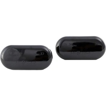 Диодни мигачи за калник за Nissan Navara, Pathfinder (2005+), Micra (2003+), Note, Qashqai (2007+) - опушени с бягащ мигач