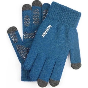 Зимни ръкавици за тъч екрани S/M размер - iWinter Gloves Touch Unisex Size S/M (син)
