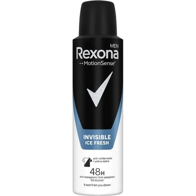 Rexona Men Invisible Ice Fresh Дезодорант против изпотяване за мъже, 150мл