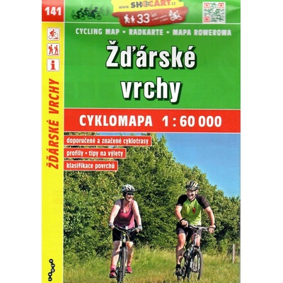 Žďárské vrchy cyklomapa 1:60 000 – Zboží Mobilmania