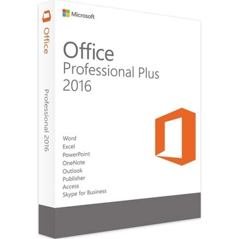 Microsoft Office Professional Plus 2016, elektronická licencia EU, 79P-05537, druhotná licencia