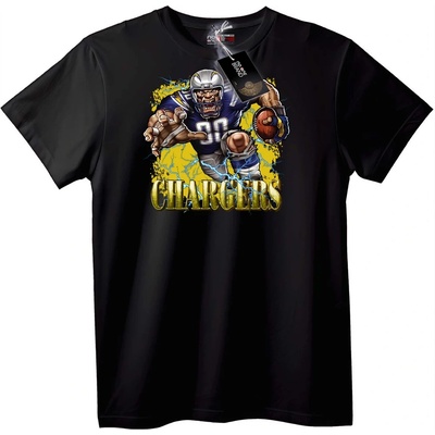 NOONEBRAND Тениска на Chargers футбол - 3XL, Black