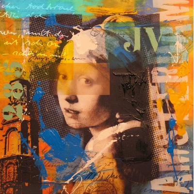 Dívka 50x50 1 deska
