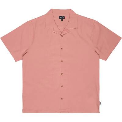 Риза с къс ръкав Billabong Vacay Linen short sleeve shirt - Pink (Dusty Rose)