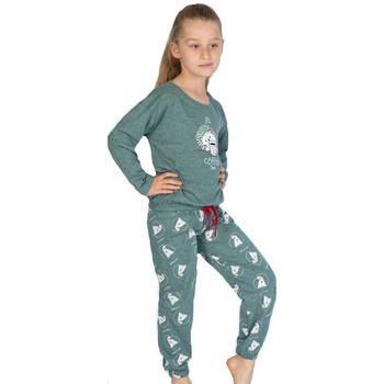 Dívčí pyžamo Gabi zelené