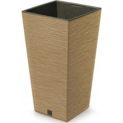 Prosperplast Květináč 24 x 24 x 45 cm plast béžový