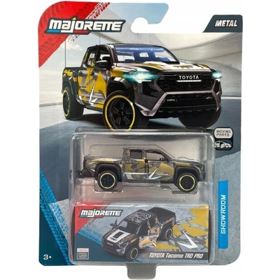 MAJORETTE SHOWROOM DELUXE TOYOTA TACOMA TRD PRO ČIERNYNOVÝ KOVOVÝ 1:64