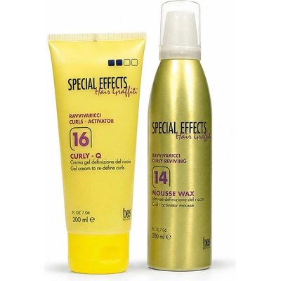 BES Special Effects Curl Styling Duo č.14 Mousse Wax 200 ml