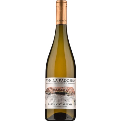 Pivnica Radošina Radošinský Klevner 2024 suché 14% 0,75 l (čistá fľaša)