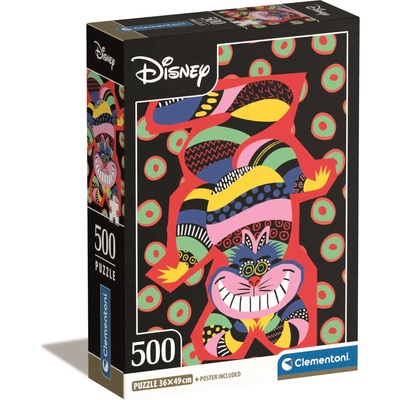 Clementoni - Puzzle Disney The Cheshire Cat - 500 piese