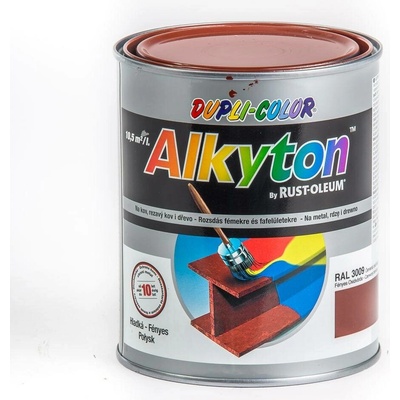 Alkyton Hladký lesk 0,75 l červená