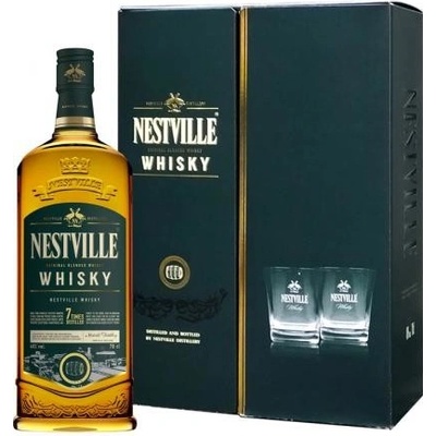 Nestville Blended Whisky 40% 0,7 l (darčekové balenie 2 poháre)