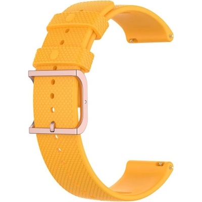 BStrap Silicone Rain remienok na Xiaomi Watch S1 Active, yellow SSG014C1613