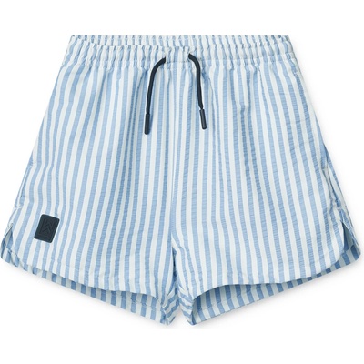 LIEWOOD Детски бордшорт LIEWOOD Kid's Aiden Seersucker Board Shorts Boardshorts - Y/D Stripe Riverside / Creme de la Creme - размер 128 (EU) (750-2480-0115)