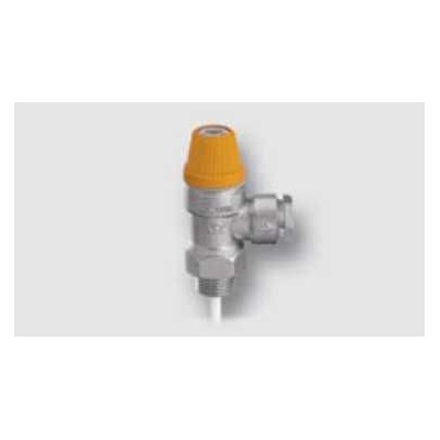 Caleffi 1/2" M x 15, 6 bar, teplotní a tlakový bezp.ventil