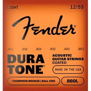 FENDER Струни за акустична китара Dura-Tone® 860L 12-52 Phosphor Bronze by Fender