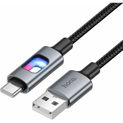 Hoco U144 USB-A - USB-C 1,2m šedý