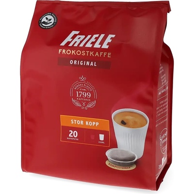 Frokostkaffe Snídaňová káva XL Friele pro Senseo 20 ks