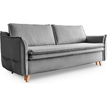 Miuform Сив разтегателен диван 225 cm Charming Charlie - Miuform (978LIN18)