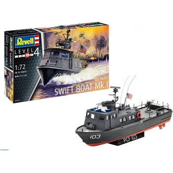 Revell US Navy SWIFT BOAT Mk.I Plastic ModelKit loď 05176 1:72