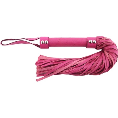 Rouge Garments Розов кожен камшик