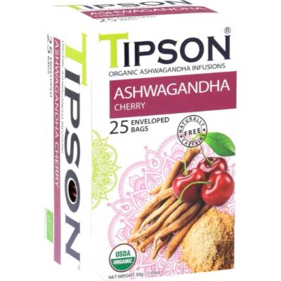 TIPSON BIO Ashwagandha Cherry 25 x 1,2 g