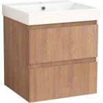 Inter ceramic МЕБЕЛ ЗА БАНЯ С УМИВАЛНИК bellini-60см 6039-60 ЦВ. ДЪРВЕСЕН (6039-60)