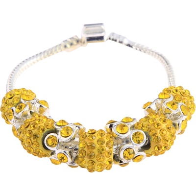 Bando náramok Crystal K980 viacfarebný žltá