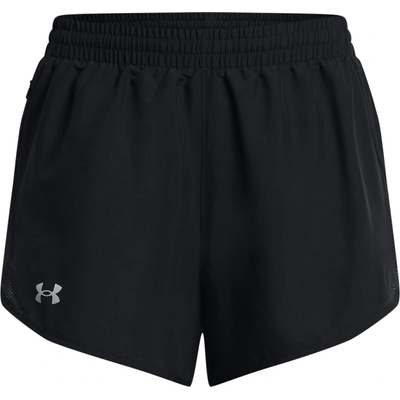 Under Armour dámske kraťasy FLY BY 3'' čierna sivá