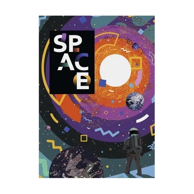 Obraz na plátne Space Multi 50x70cm