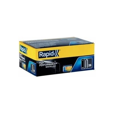 Rapid Staples Rapid No. 28 (10 mm) for cables, white - pack 5000 pcs