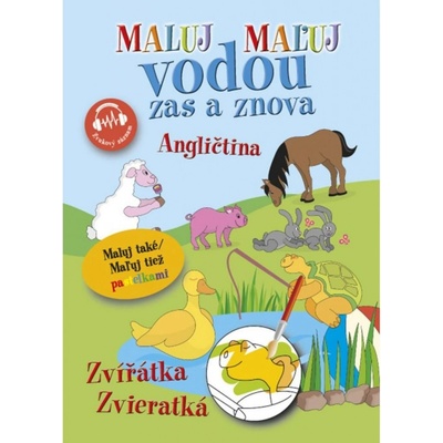 Maluj vodou zas a znova Angličtina Zvířátka