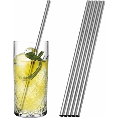 G.Gastro Nerezová brčka rovná 8 x 200 mm rovná D9780710 50 ks