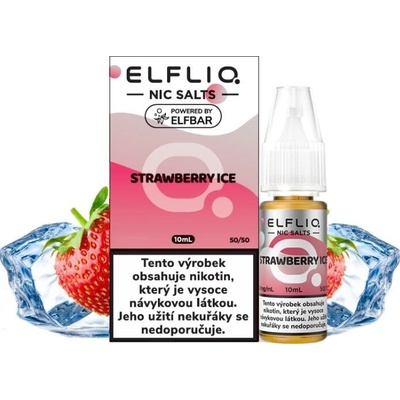 Elf Bar ELFLIQ Nic SALT Strawberry Ice 10 x 10 ml 10 mg