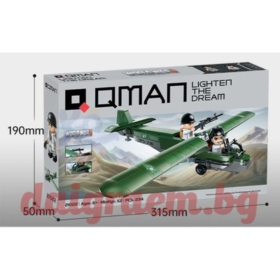 Qman Конструктор qman 21022 Лек щурмови планер dfs230 (q21022)