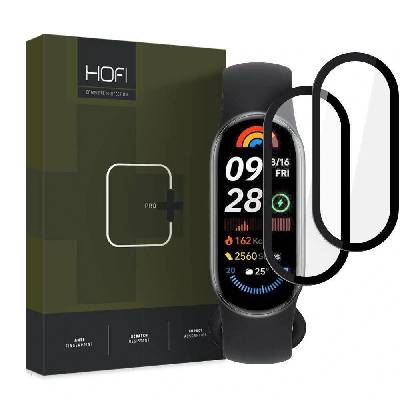Tvrzené hybridní sklo XIAOMI SMART BAND 9 / 9 NFC HOFI Hybrid Pro+ 2ks černé