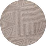 Pure Line Home Кръгъл килим palmeras Бежов дзен пясък