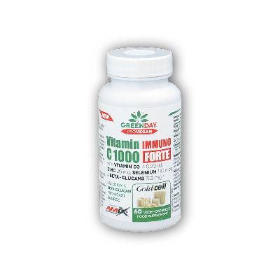 Amix GreenDay ProVEGAN Vitamin C 1000mg Immuno Forte 60 kapslí