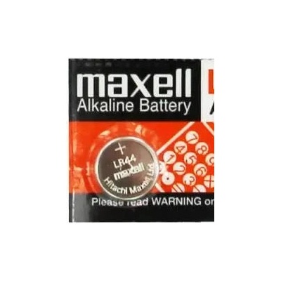 Maxell Бутонна микроалкална батерия lr-44 /ag13/ 1 бр. 1, 55v в опаковка maxell (ml-ba-lr44)
