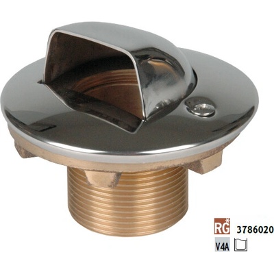 Hugo Lahme vtoková mušla, červený bronz, vonkajší závit 1 1/2 , 40 mm, pre prefabrikované bazény