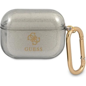 Guess Калъф Guess GUAPUCG4GK Glitter Collection за Apple AirPods Pro, черен (GUE001364)