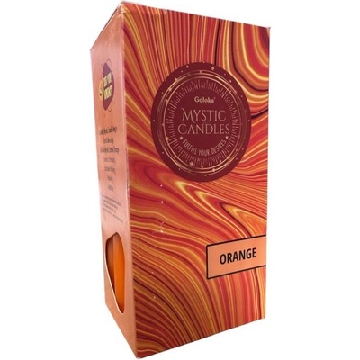 Goloka Mystic Candles Orange (oranžová) 20 ks