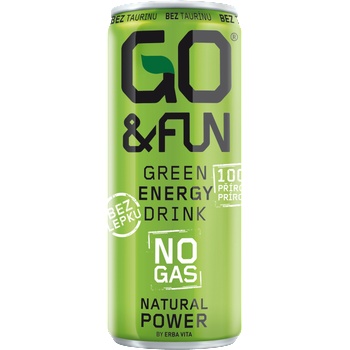 Erba Vita Енергийна негазирана напитка Go & Fun 330 мл