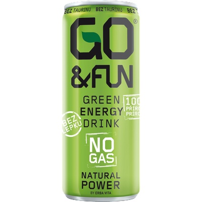 Erba Vita Енергийна негазирана напитка Go & Fun 330 мл