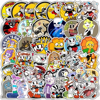 Nálepky Cuphead