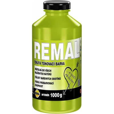 Remal Tónovacia farba žltozelená 1 kg